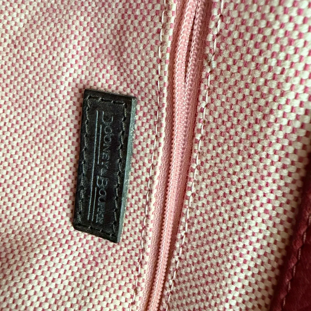 Dooney & Bourke Burgundy Leather Shoulder Bag - Picture 9 of 10